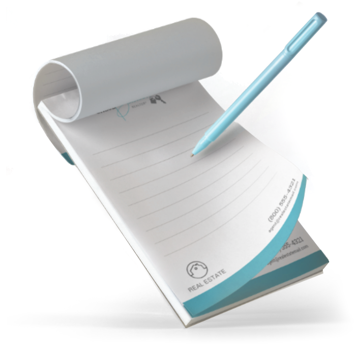 real estate notepads