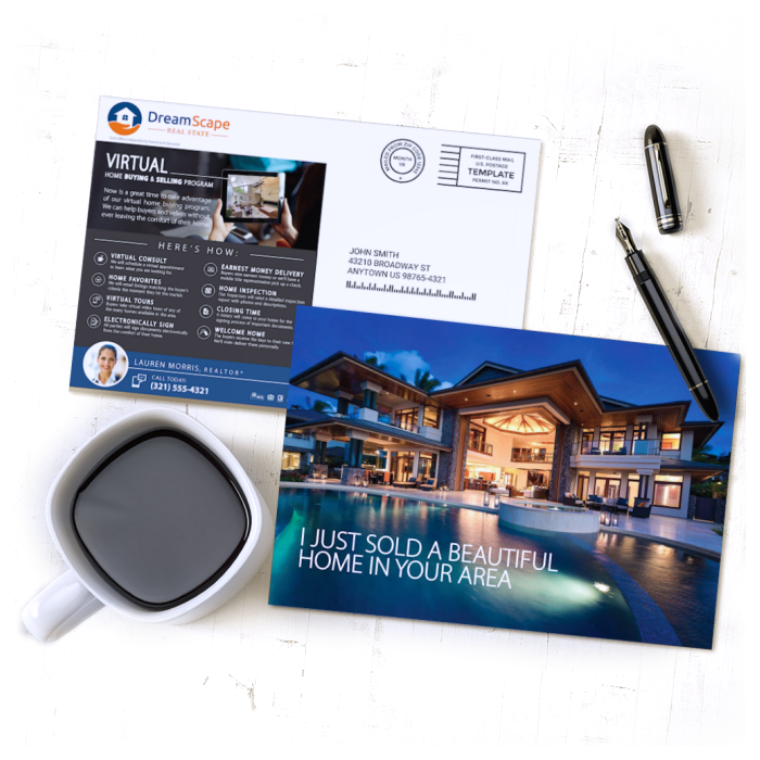 Real Estate Postcard Printing - Gloss, Matte, Uncoated