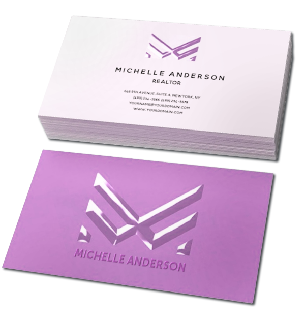 Custom Spot UV Business Cards