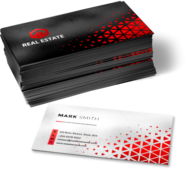 Metallic Ink Business Cards