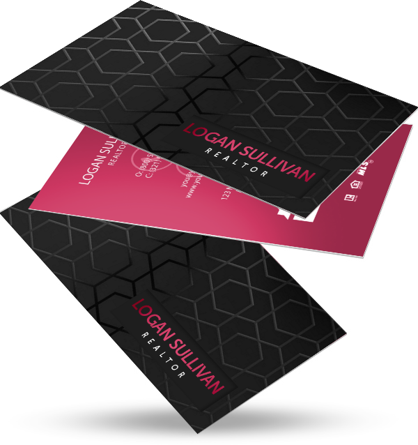 Raised Spot UV Business Cards