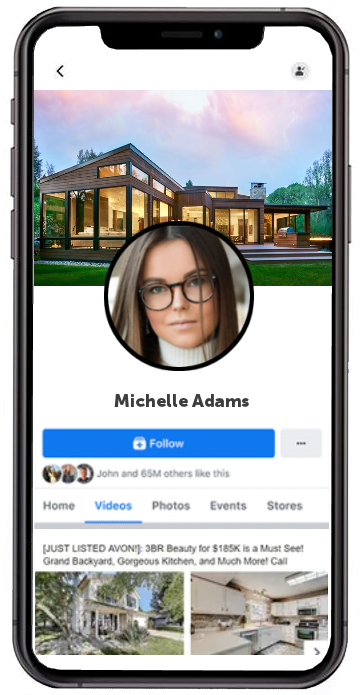 real estate social media smartphone