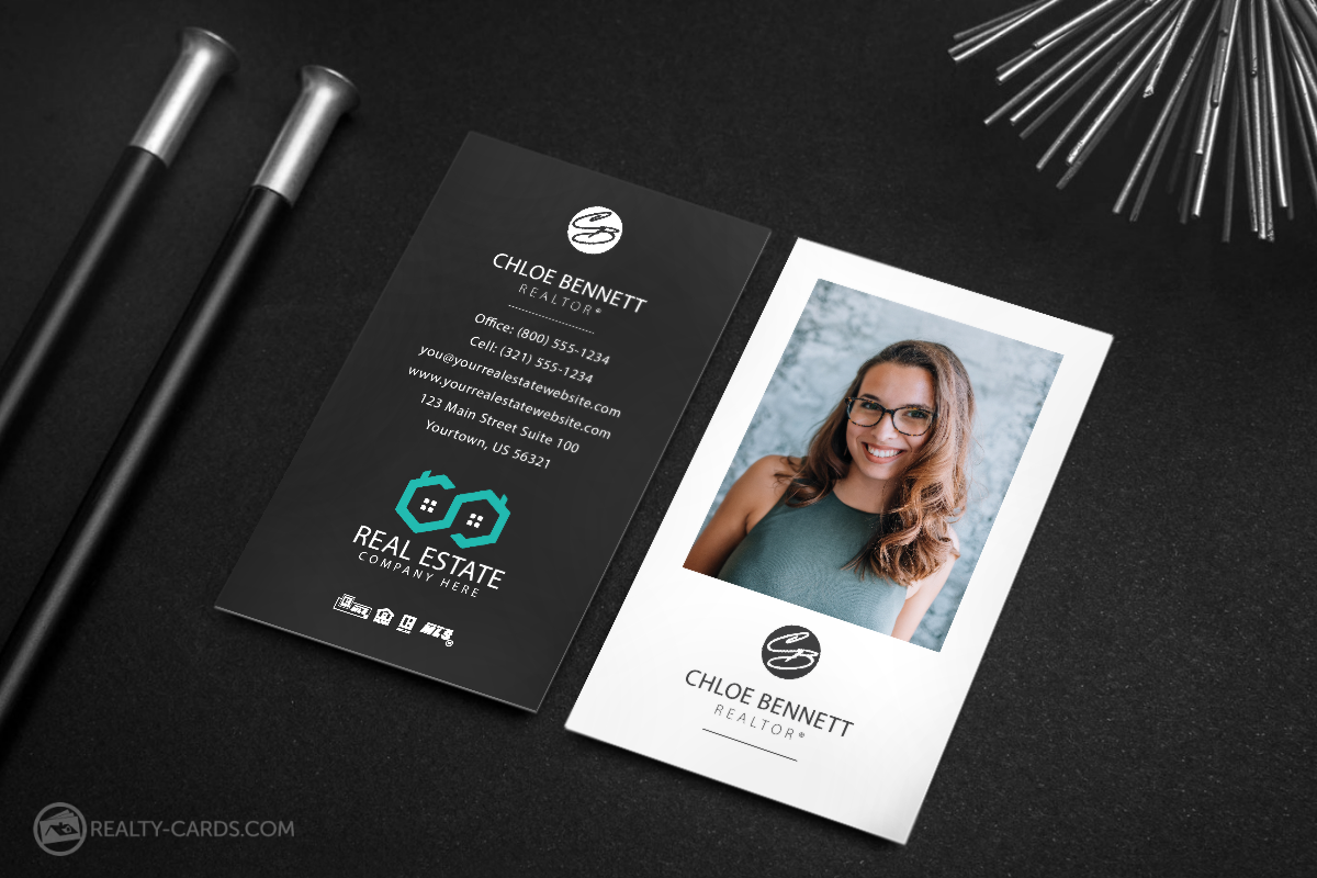 realty business card design