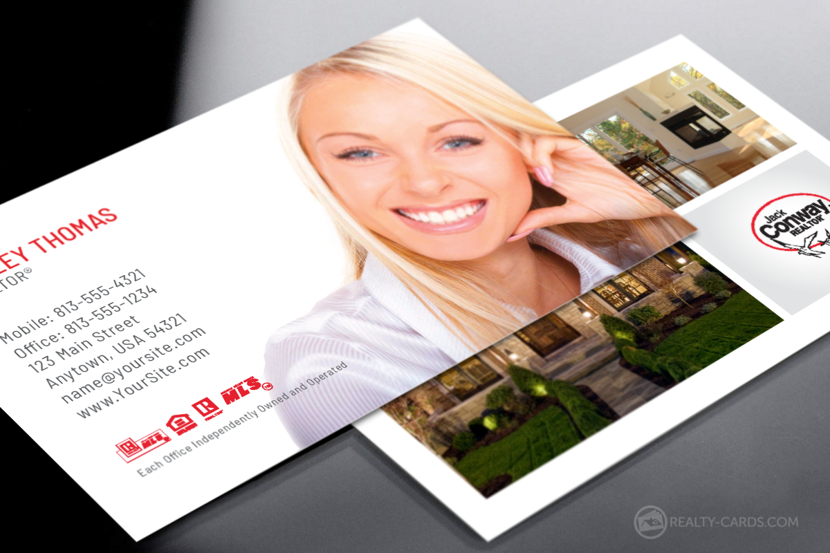 Bright design with professional looking agent photo