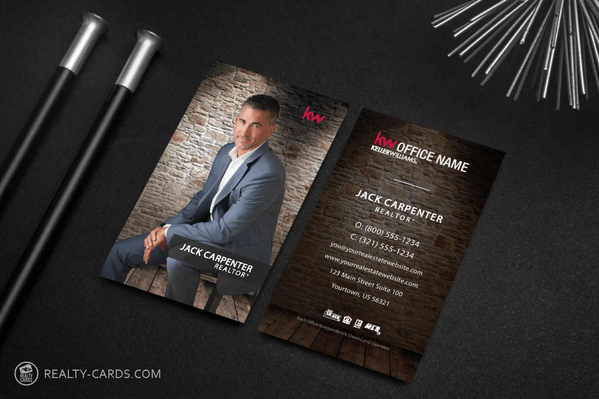 Keller Williams Real Estate Business Card Design